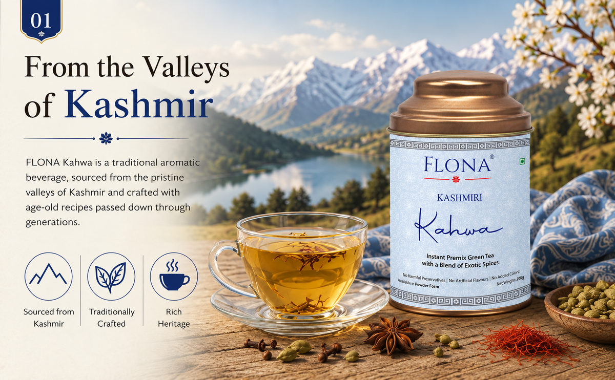 Kashmiri Kahwa Tea Premix – 200g | Shahi Kahwa