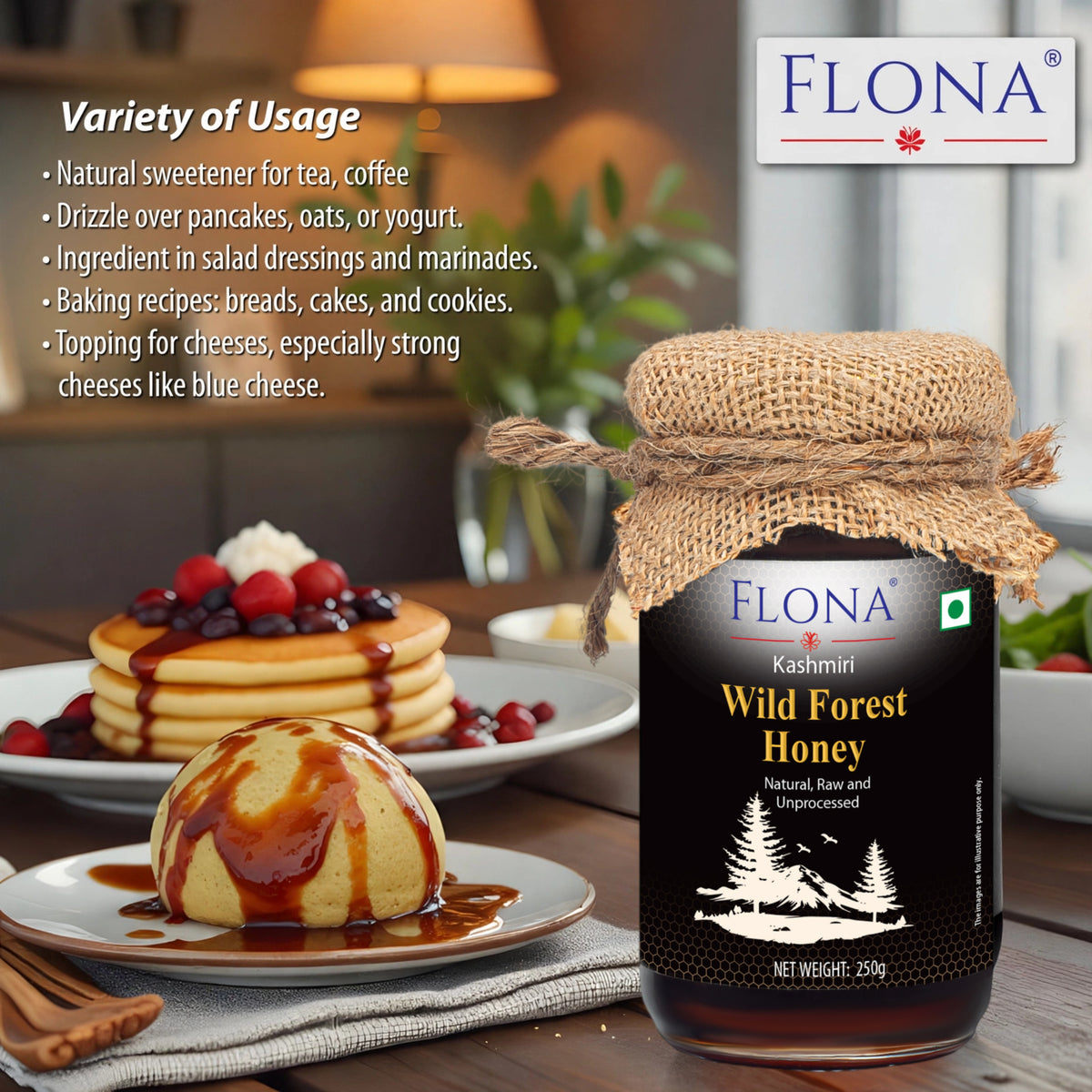Kashmiri Wild Forest Honey | Natural, Unprocessed & Raw