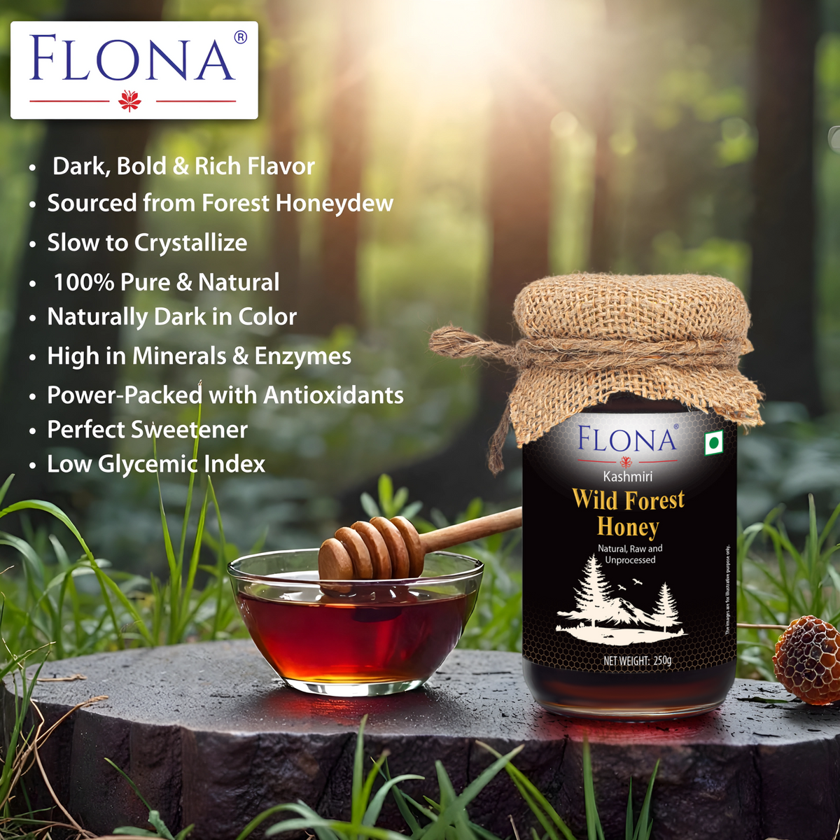 Kashmiri Wild Forest Honey | Natural, Unprocessed & Raw